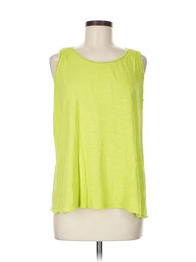 Pre-owned Cato Sleeveless Top Green Scoop Neck Tops