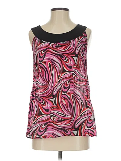 Pre-owned Cato Sleeveless Top Pink Boatneck Tops