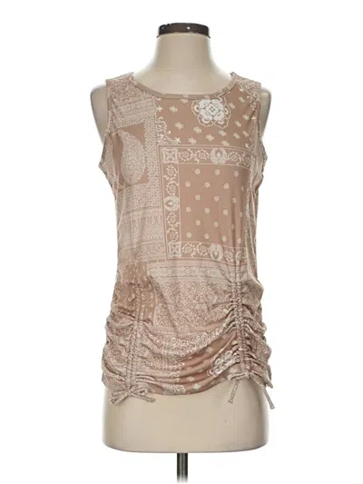 Pre-owned Cato Sleeveless T-shirt In Brown