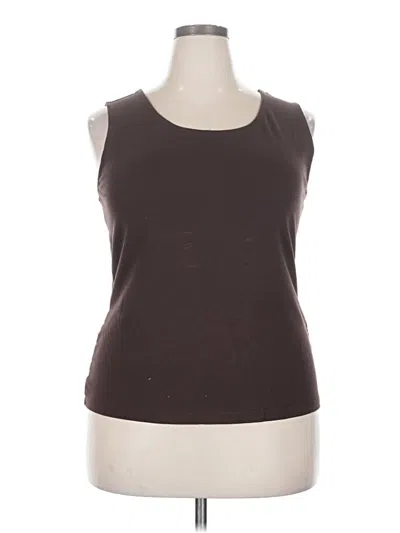Pre-owned Cato Sleeveless T-shirt In Brown