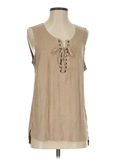 Pre-owned Cato Sleeveless T-shirt In Tan