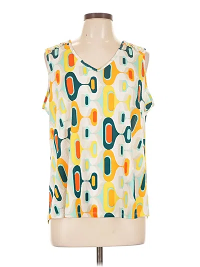 Pre-owned Cato Sleeveless T-shirt In White