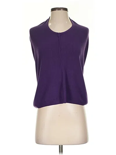 Pre-owned Cato Sweater Vest In Purple