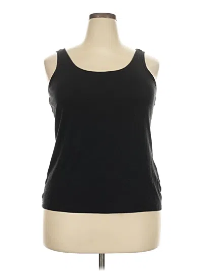 Pre-owned Cato Tank Top Black Halter Neckline Tops