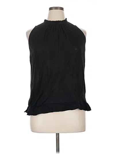 Pre-owned Cato Tank Top Black Halter Neckline Tops