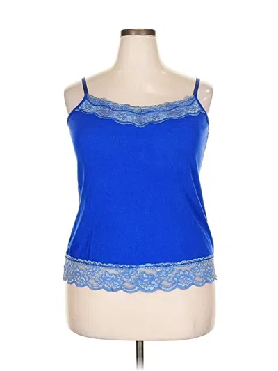 Pre-owned Cato Tank Top Blue Strapless Neckline Tops