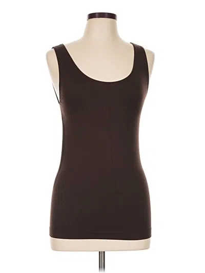 Pre-owned Cato Tank Top Brown Strapless Neckline Tops