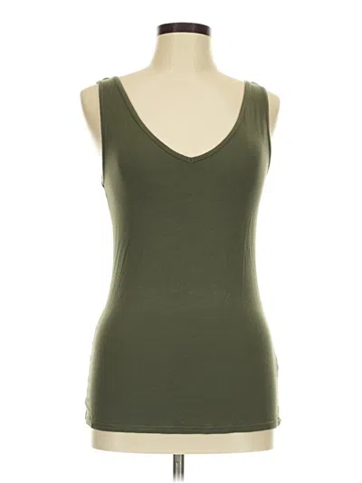Pre-owned Cato Tank Top Green Strapless Neckline Tops