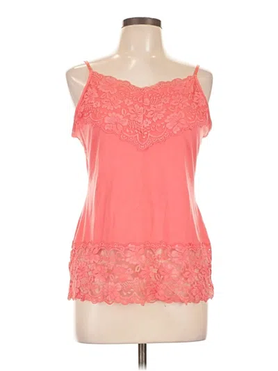 Pre-owned Cato Tank Top Pink Strapless Neckline Tops