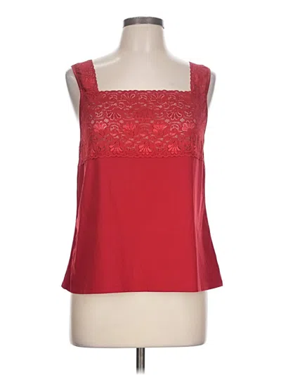 Pre-owned Cato Tank Top Red Strapless Neckline Tops