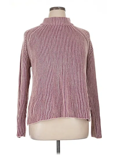 Pre-owned Cato Turtleneck Sweater In Burgundy