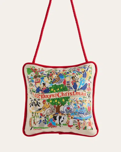 Catstudio 12 Days Of Christmas Mini Pillow Ornament In Multi