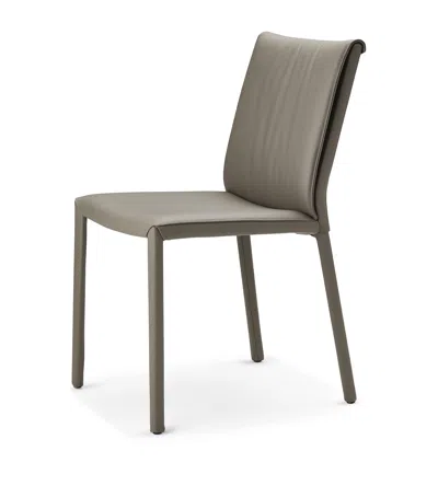 Cattelan Leather Italia Couture Chair In Neutral