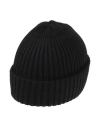 Catya Toddler Boy Hat Black Size 3 Merino Wool In Black