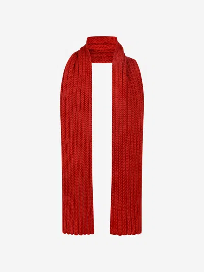 Catya Babies' Wool Scarf One In Red