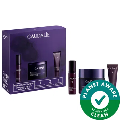 Caudalíe Premier Cru Anti-aging Set For Fine Lines And Wrinkles In Purple