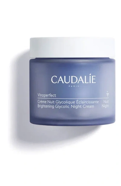 Caudalíe Vinoperfect Brightening Glycolic Night Cream In Blue