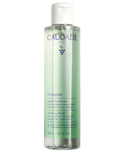 Caudalíe Vinopure Salicylic Acid Pore Minimizing Toner, 6.7 Oz. In Transparent