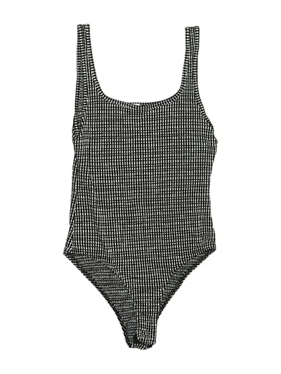 Pre-owned Caution To The Wind Bodysuit In Black