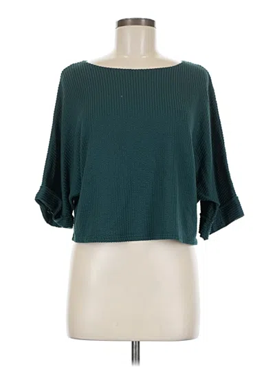 Pre-owned Caution To The Wind Cardigan Sweater In Blue