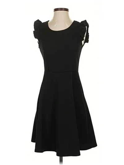 Pre-owned Caution To The Wind Casual Dress In Black