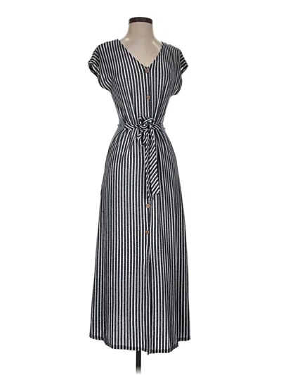 Pre-owned Caution To The Wind Casual Dress In Black