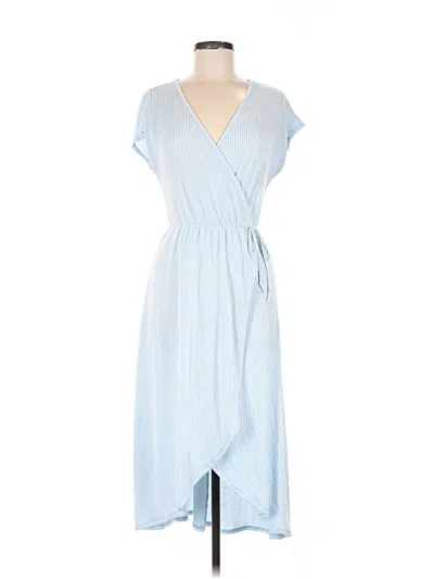 Pre-owned Caution To The Wind Casual Dress In Blue