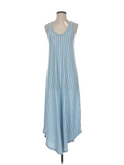 Pre-owned Caution To The Wind Casual Dress In Blue