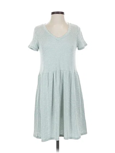 Pre-owned Caution To The Wind Casual Dress In Blue