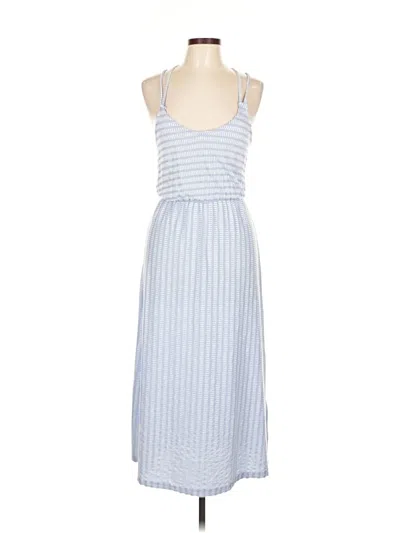 Pre-owned Caution To The Wind Casual Dress In Blue