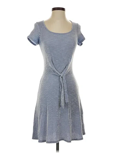 Pre-owned Caution To The Wind Casual Dress In Blue