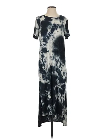 Pre-owned Caution To The Wind Casual Dress In Blue
