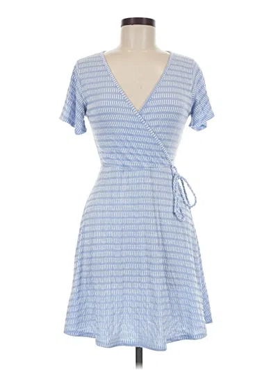 Pre-owned Caution To The Wind Casual Dress In Blue