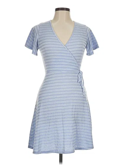 Pre-owned Caution To The Wind Casual Dress In Blue