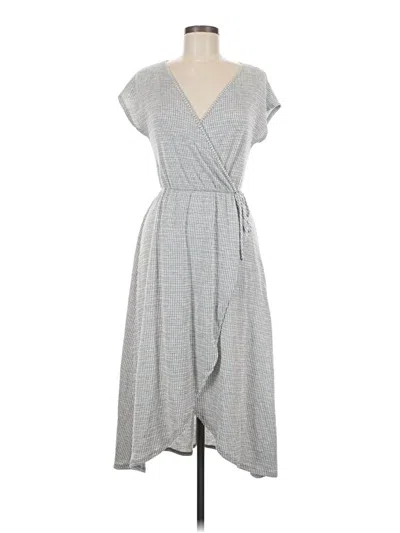 Pre-owned Caution To The Wind Casual Dress In Gray