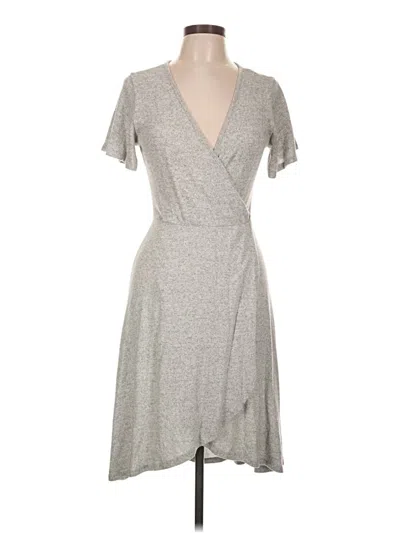 Pre-owned Caution To The Wind Casual Dress In Gray
