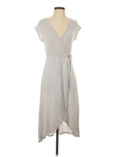 Pre-owned Caution To The Wind Casual Dress In Gray