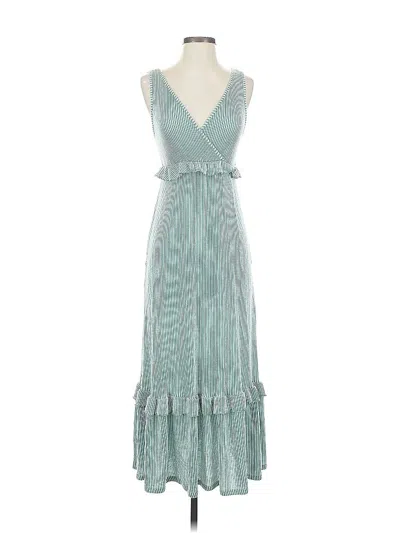 Pre-owned Caution To The Wind Casual Dress In Green