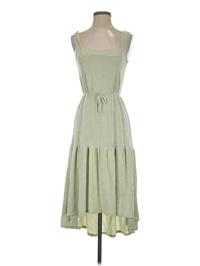Pre-owned Caution To The Wind Casual Dress In Green