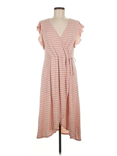 Pre-owned Caution To The Wind Casual Dress In Pink