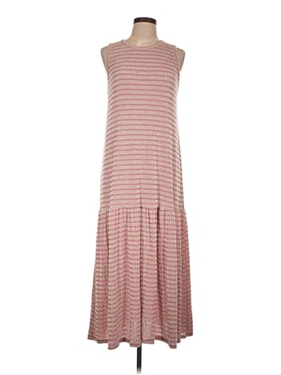 Pre-owned Caution To The Wind Casual Dress In Pink
