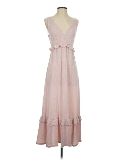 Pre-owned Caution To The Wind Casual Dress In Pink
