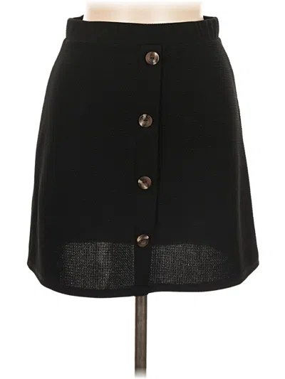 Pre-owned Caution To The Wind Casual Skirt In Black