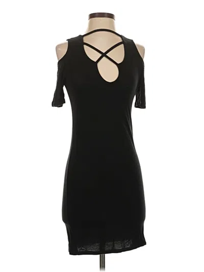 Pre-owned Caution To The Wind Cocktail Dress In Black
