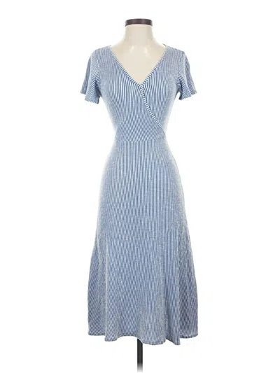 Pre-owned Caution To The Wind Cocktail Dress In Blue