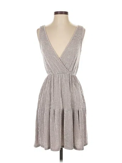 Pre-owned Caution To The Wind Cocktail Dress In Brown
