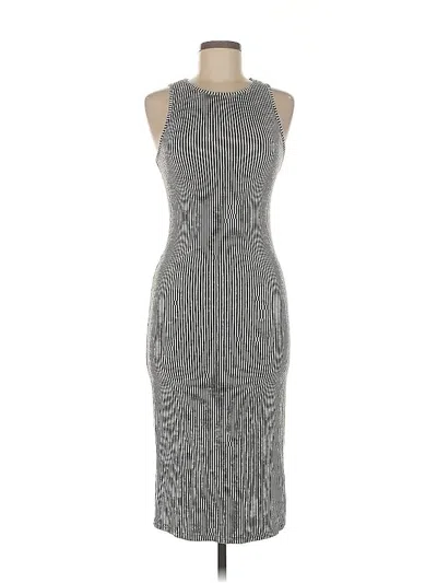 Pre-owned Caution To The Wind Cocktail Dress In Gray