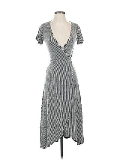Pre-owned Caution To The Wind Cocktail Dress In Gray