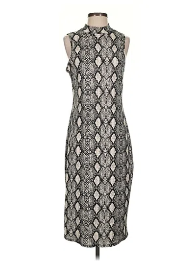Pre-owned Caution To The Wind Cocktail Dress In Gray