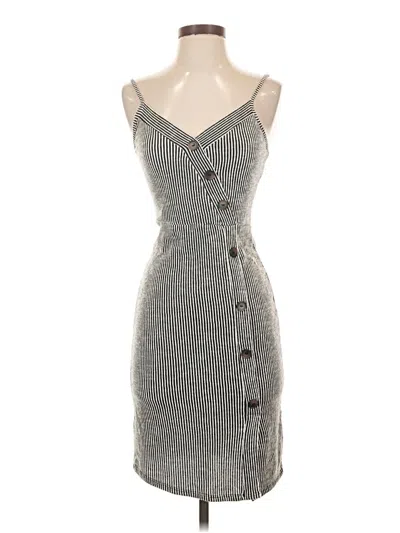 Pre-owned Caution To The Wind Cocktail Dress In Gray